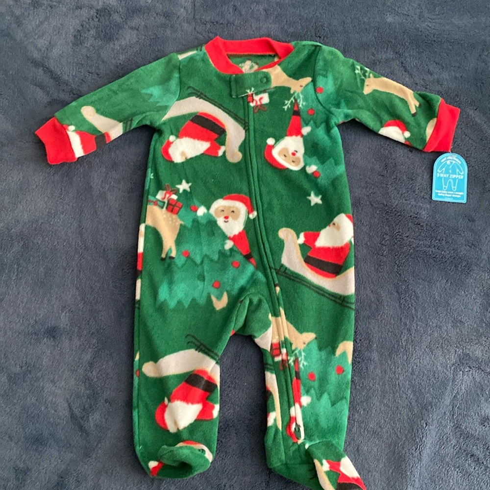 Santa and Reindeer Pajamas